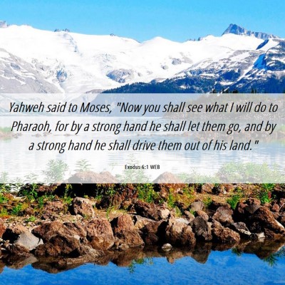 Picture 06 - Exodus 6:1 WEB - Yahweh said to Moses, 