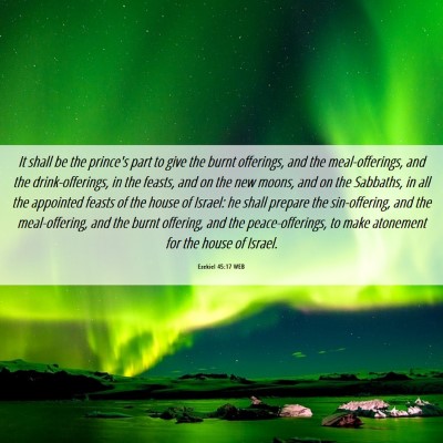Picture 06 - Ezekiel 45:17 WEB - It shall be the prince's part to give the burnt - Bible Verse Picture