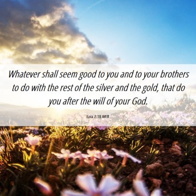 Picture 06 - Ezra 7:18 WEB - Whatever shall seem good to you and to your - Bible Verse Picture