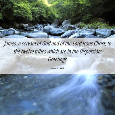 Picture 06 - James 1:1 WEB - James, a servant of God and of the Lord Jesus - Bible Verse Picture