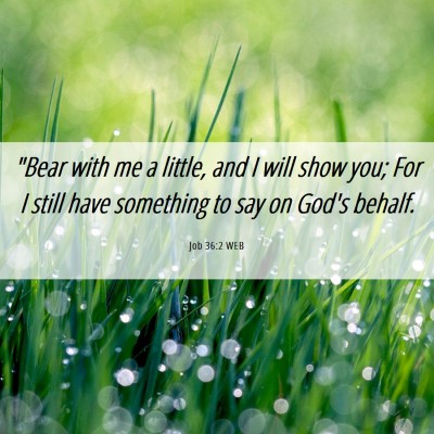 Picture 06 - Job 36:2 WEB - 