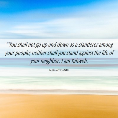 Picture 06 - Leviticus 19:16 WEB - 