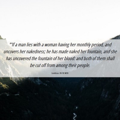 Picture 06 - Leviticus 20:18 WEB - 