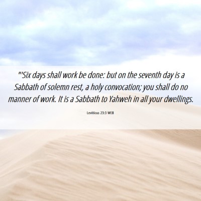 Picture 06 - Leviticus 23:3 WEB - 