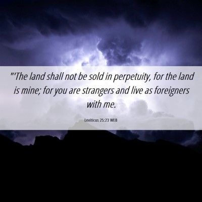Picture 06 - Leviticus 25:23 WEB - 