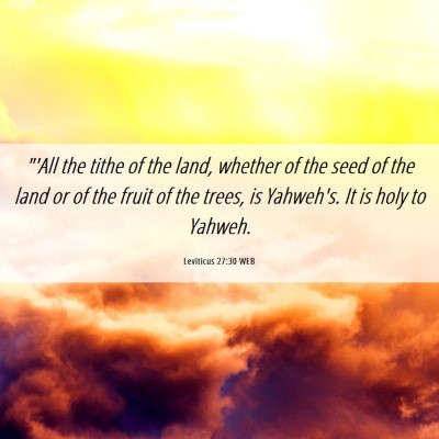 Picture 06 - Leviticus 27:30 WEB - 