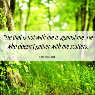 Picture 06 - Luke 11:23 WEB - 