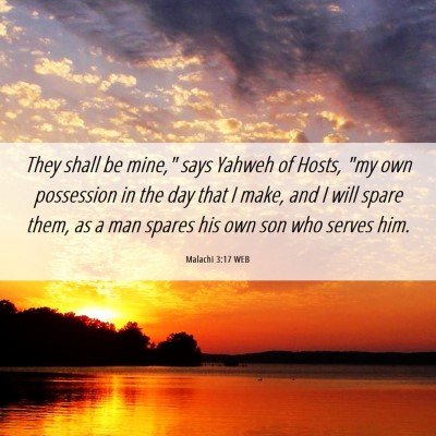 Picture 06 - Malachi 3:17 WEB - They shall be mine,