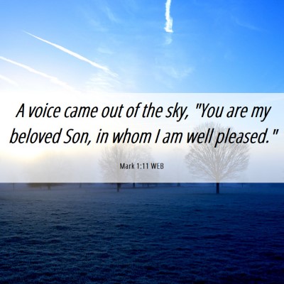 Picture 06 - Mark 1:11 WEB - A voice came out of the sky, 