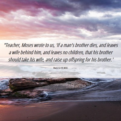 Picture 06 - Mark 12:19 WEB - 