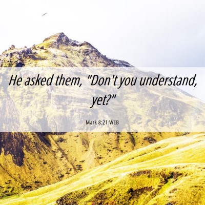 Picture 06 - Mark 8:21 WEB - He asked them, 