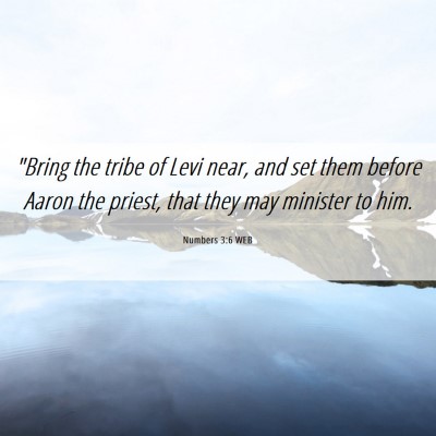 Picture 06 - Numbers 3:6 WEB - 
