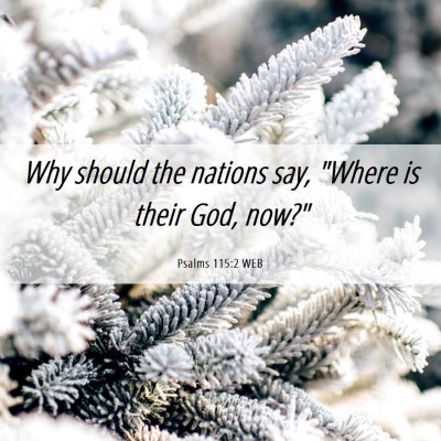 Picture 06 - Psalms 115:2 WEB - Why should the nations say, 