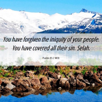 Picture 06 - Psalms 85:2 WEB - You have forgiven the iniquity of your people. - Bible Verse Picture