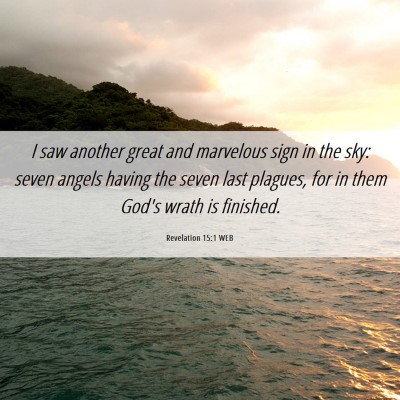 Picture 06 - Revelation 15:1 WEB - I saw another great and marvelous sign in the - Bible Verse Picture
