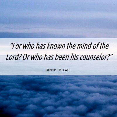 Picture 06 - Romans 11:34 WEB - 