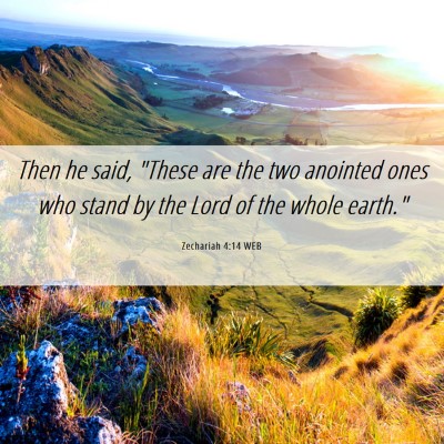Picture 06 - Zechariah 4:14 WEB - Then he said, 