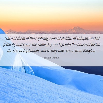 Picture 06 - Zechariah 6:10 WEB - 