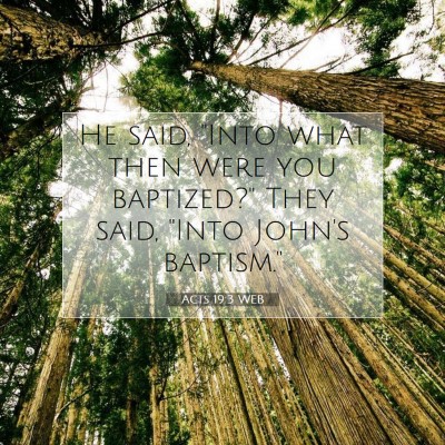 Picture 07 - Acts 19:3 WEB - He said, 