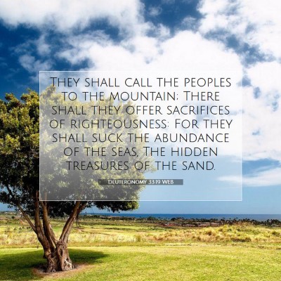 Picture 07 - Deuteronomy 33:19 WEB - They shall call the peoples to the mountain; - Bible Verse Picture
