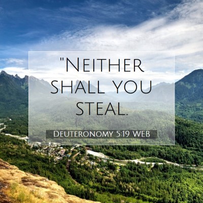 Picture 07 - Deuteronomy 5:19 WEB - 