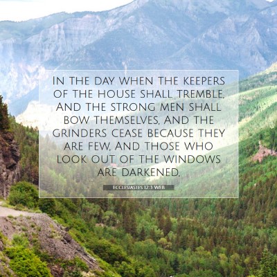 Picture 07 - Ecclesiastes 12:3 WEB - In the day when the keepers of the house shall - Bible Verse Picture