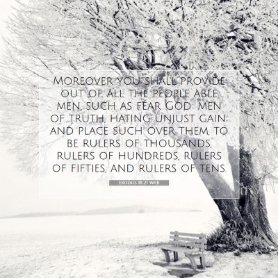 Picture 07 - Exodus 18:21 WEB - Moreover you shall provide out of all the people - Bible Verse Picture