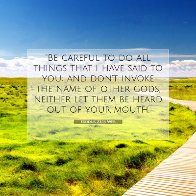 Picture 07 - Exodus 23:13 WEB - 