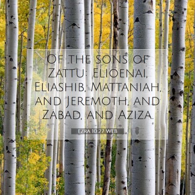 Picture 07 - Ezra 10:27 WEB - Of the sons of Zattu: Elioenai, Eliashib, - Bible Verse Picture