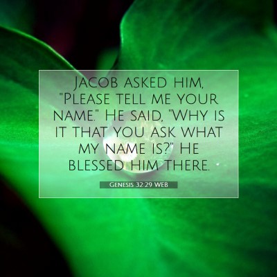 Picture 07 - Genesis 32:29 WEB - Jacob asked him, 