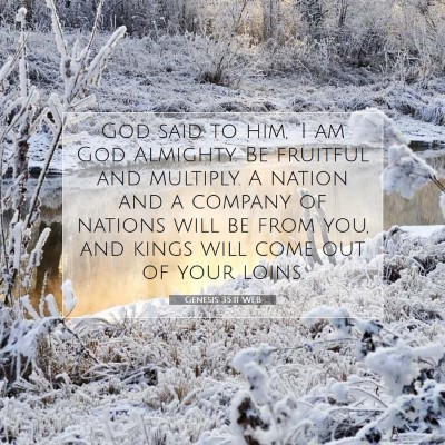 Picture 07 - Genesis 35:11 WEB - God said to him, 