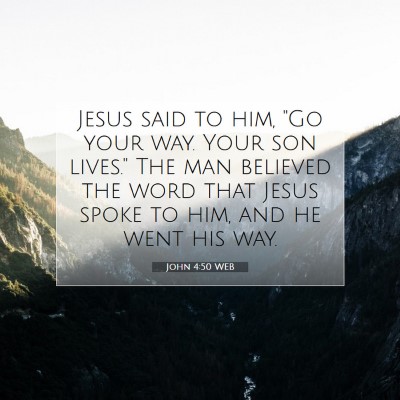 Picture 07 - John 4:50 WEB - Jesus said to him, 