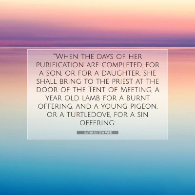 Picture 07 - Leviticus 12:6 WEB - 