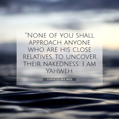 Picture 07 - Leviticus 18:6 WEB - 