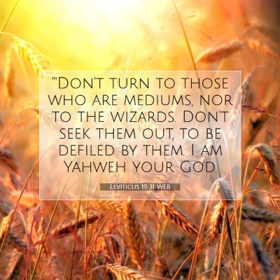 Picture 07 - Leviticus 19:31 WEB - 