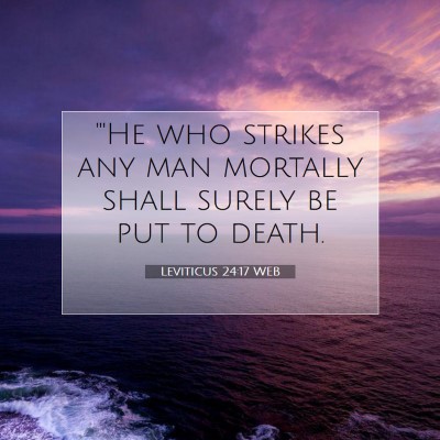 Picture 07 - Leviticus 24:17 WEB - 