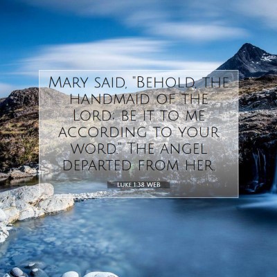 Picture 07 - Luke 1:38 WEB - Mary said, 