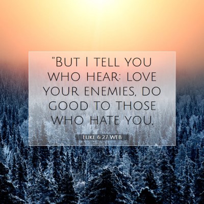 Picture 07 - Luke 6:27 WEB - 