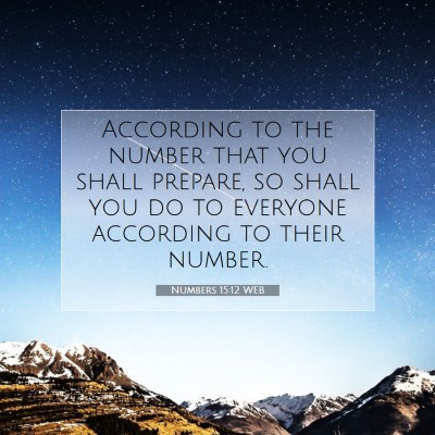 Picture 07 - Numbers 15:12 WEB - According to the number that you shall prepare, - Bible Verse Picture