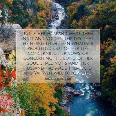 Picture 07 - Numbers 30:12 WEB - But if her husband made them null and void in the - Bible Verse Picture