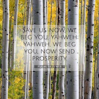 Picture 07 - Psalms 118:25 WEB - Save us now, we beg you, Yahweh; Yahweh, we beg - Bible Verse Picture