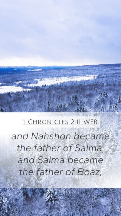 1 Chronicles 2:11 WEB Bible Verse Image