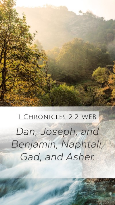 1 Chronicles 2:2 WEB Bible Verse Image