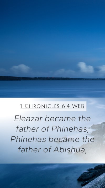 1 Chronicles 6:4 WEB Bible Verse Image