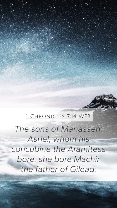 1 Chronicles 7:14 WEB Bible Verse Image
