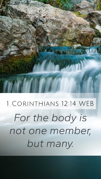 1 Corinthians 12:14 WEB Bible Verse Image