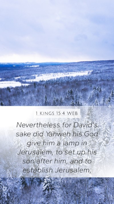 1 Kings 15:4 WEB Bible Verse Image