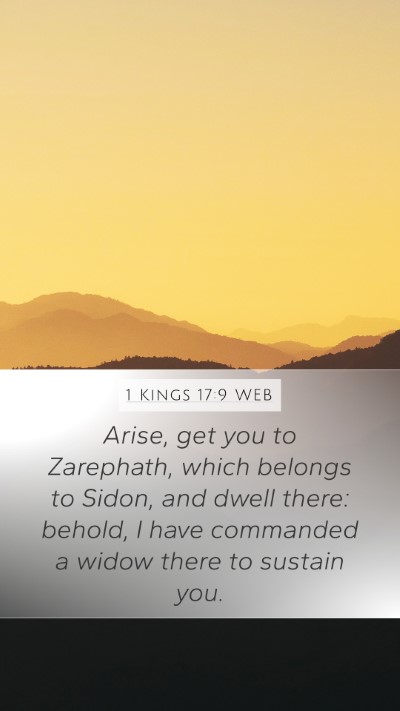 1 Kings 17:9 WEB Bible Verse Image