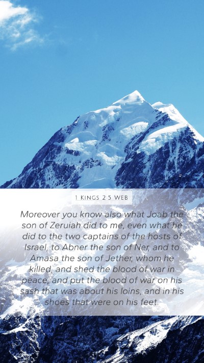 1 Kings 2:5 WEB Bible Verse Image