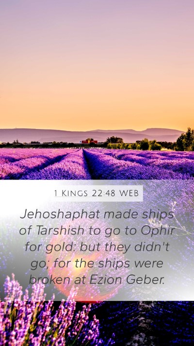 1 Kings 22:48 WEB Bible Verse Image